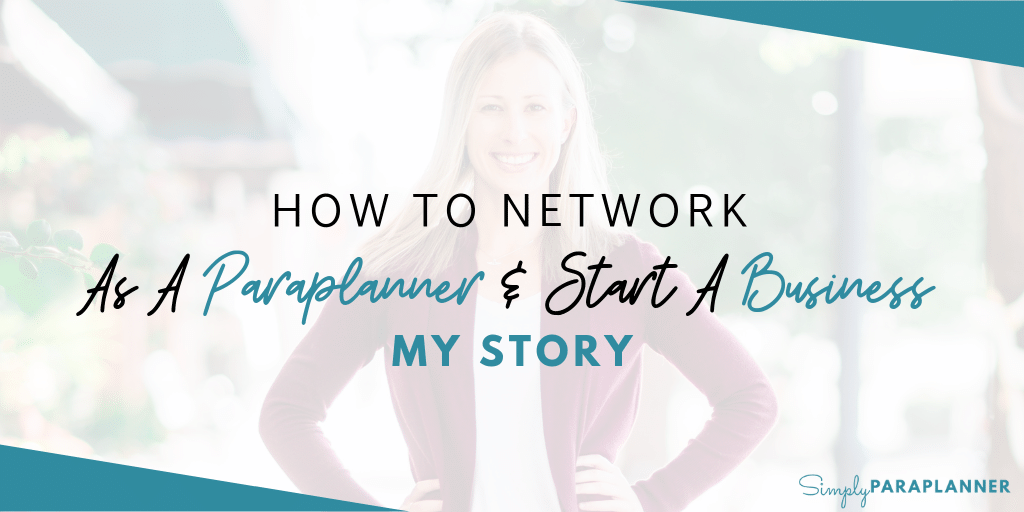 How To Network as a Paraplanner